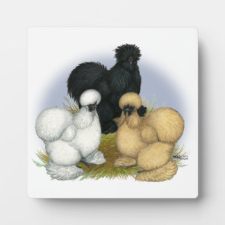 Silkie Trio Plaque