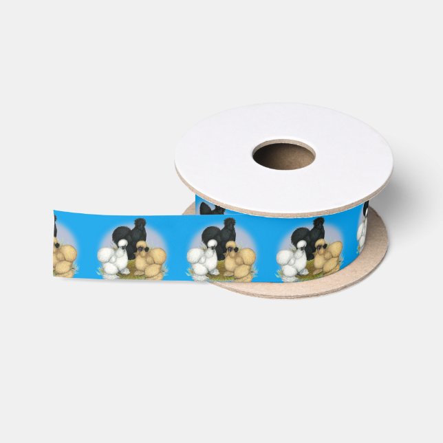 Silkie Trio Satin Ribbon (Spool)