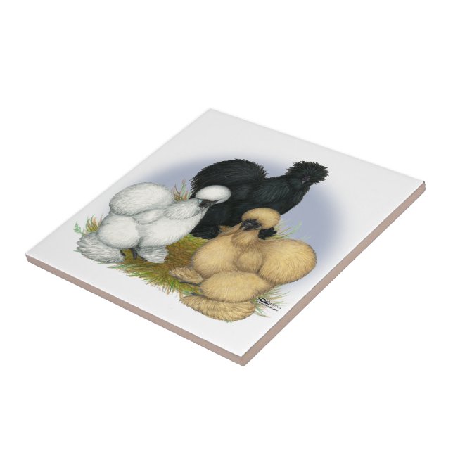 Silkie Trio Tile (Side)
