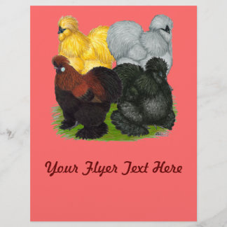 Silkies: Assorted Roosters Flyer
