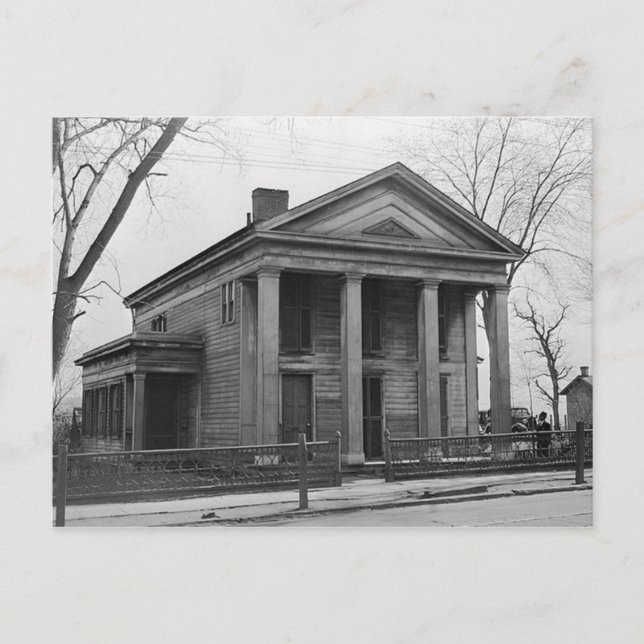 Silkman House Scranton Pa. Postcard (Front)