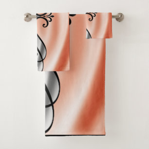 Silky bath towel set