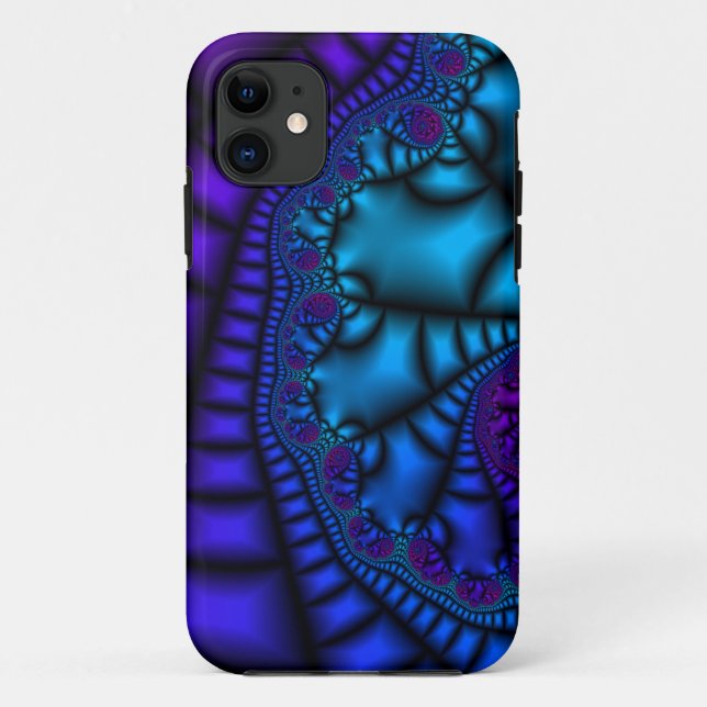 Silky Blue Case-Mate iPhone Case (Back)