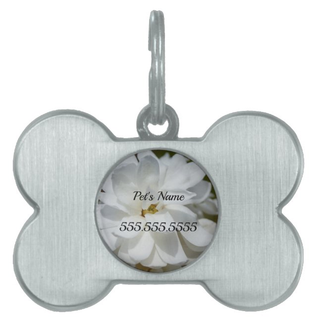 Silky Magnolia Pet ID Tag (Front)