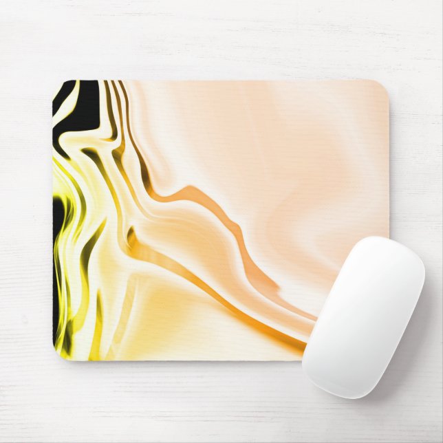 Silky Peach Design Mousepad (With Mouse)