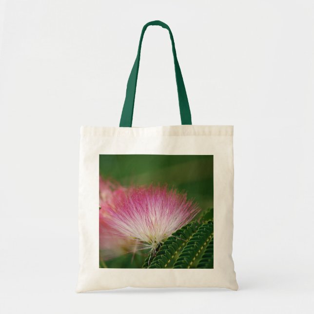 Silky Pink Mimosa Tote Bag (Front)