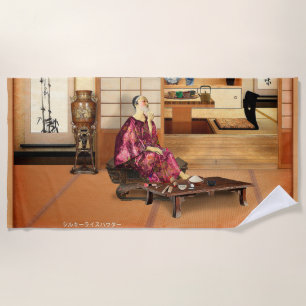 Silky Rice Powder Beach Towel