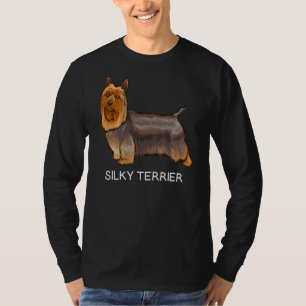 Silky Terrier Crazy Dog T-Shirt