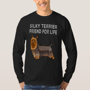 Silky Terrier Friend For Life Dog Friendship T-Shirt