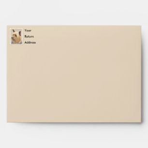 Silky Terrier Painting - Cute Original Dog Art Envelope