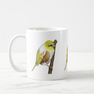 Sillvereye tauhou New Zealand bird Coffee Mug