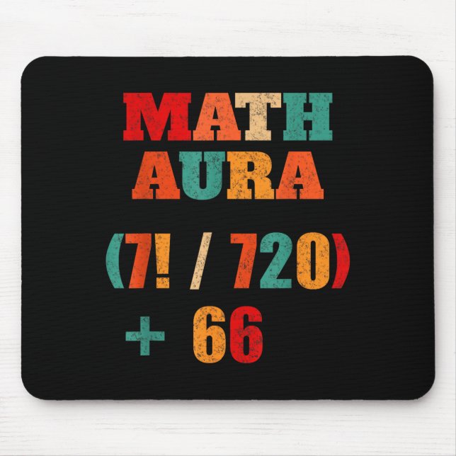 Silly 67 Alpha Gen Teacher Humor Math Six Slang Se Mouse Pad (Front)