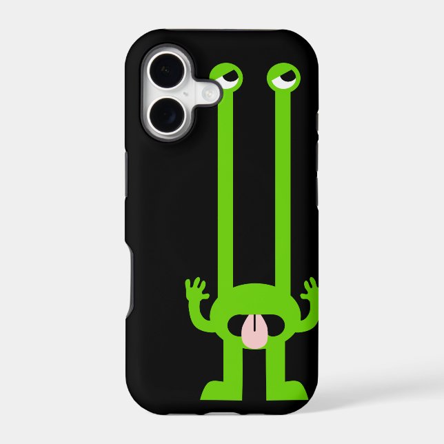 Silly Alien iPhone Case (Back)
