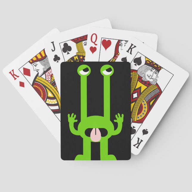 Silly Alien Playing Cards (Back)