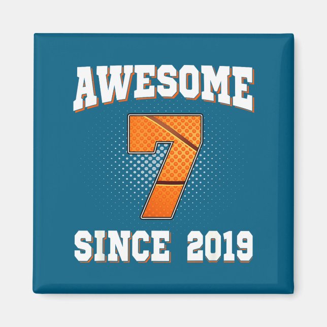 Silly Basketball 7th 2019 7 Old Years Since Magnet (Front)