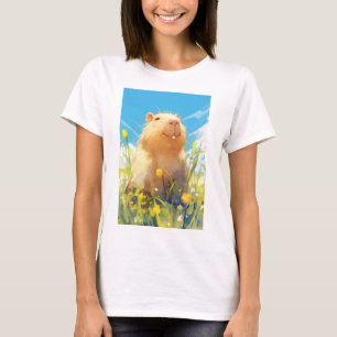 Silly Capybara Smile T-Shirt