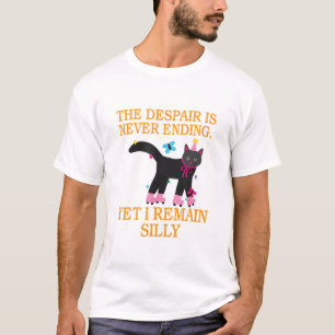Silly Cat Men's Basic T-Shirt