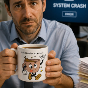 Silly Coffee and Anxiety Coffee Mug