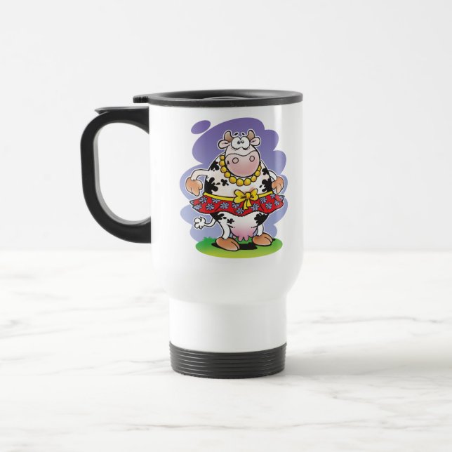 Silly Cow Matilda Travel Mug (Left)