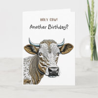 Silly Cow Puns Birthday for Anyone