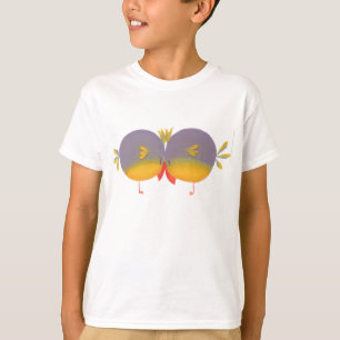 Silly Cute Cartoon Birds T-Shirt