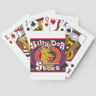 Silly Dog Bourbon Stout Playing Cards