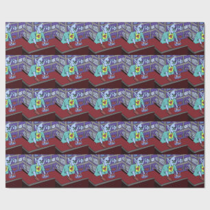 Silly Elephant Glossy Wrapping Paper 30"x6'
