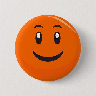 SIlly Face 6 Cm Round Badge