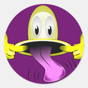 Silly Face Sticker