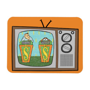 Silly Game Show Pals Cartoon Magnet
