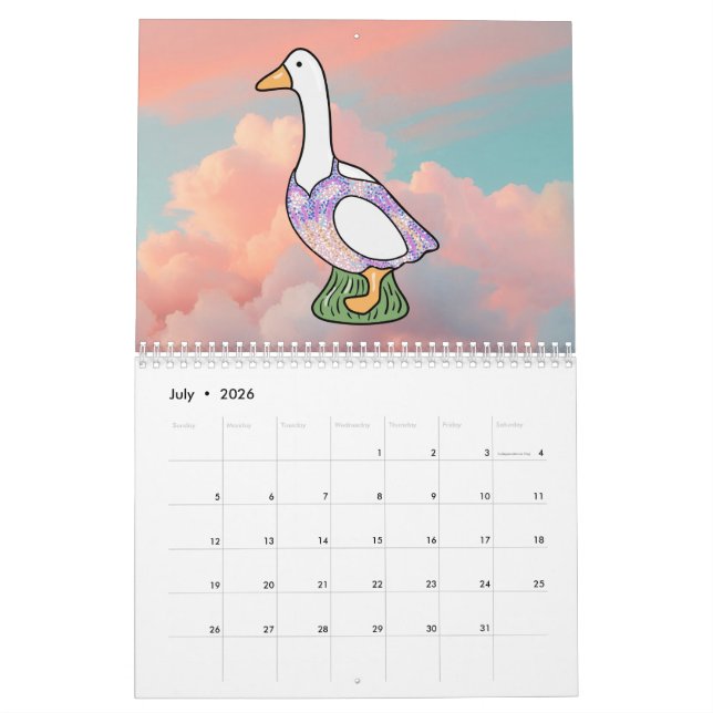 Silly Geese (Photo Version) Calendar (Jul 2026)