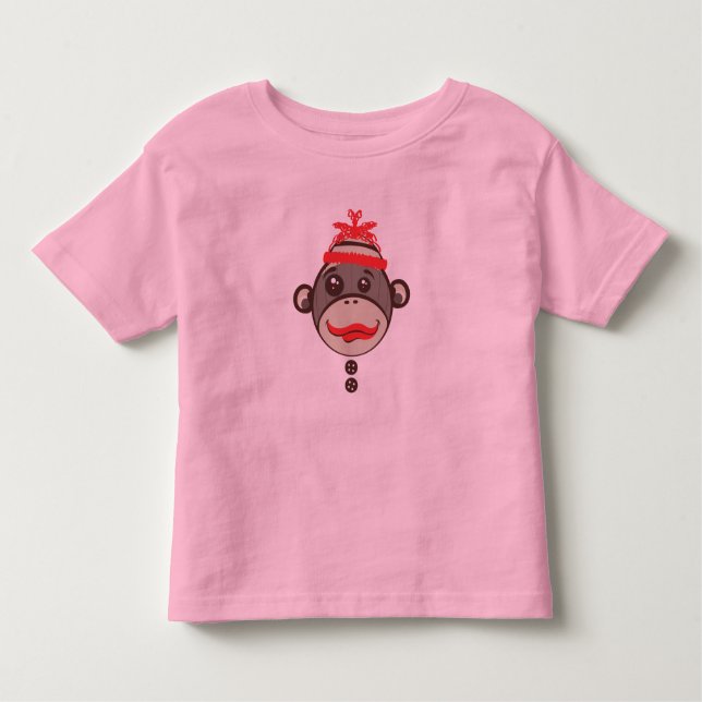 Silly Glasses Sock Monkey Shirt (Front)