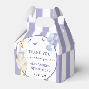Silly Goose 1st Birthday Party  Favour Box