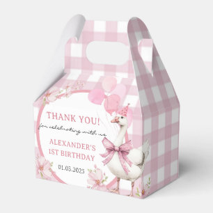 Silly Goose 1st Birthday Party Favour Box