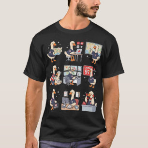Silly Goose 911 Dispatcher Emergency Operator Emt T-Shirt
