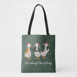 Silly Goose ABA Xmas RBT BCBA Behaviour Therapist Tote Bag
