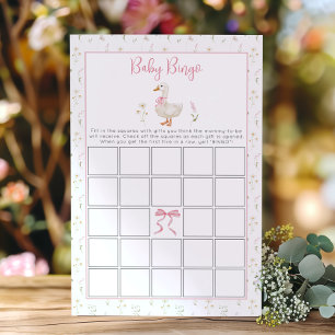 Silly Goose Baby Bingo Girl Baby shower game