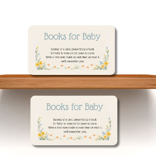 Silly Goose Baby Shower Books for Baby Enclosure Card