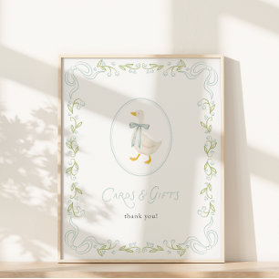 Silly Goose Baby Shower Cards & Gifts Sign