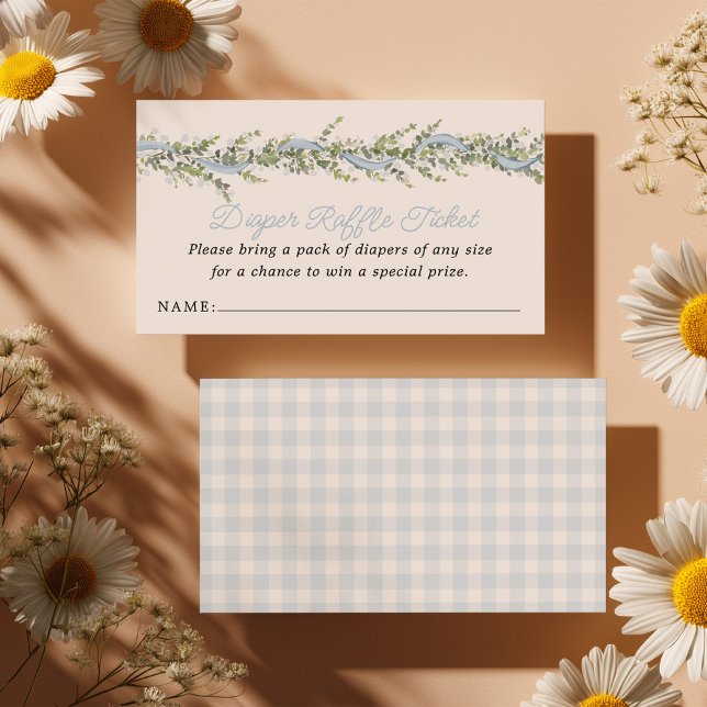Silly Goose Baby Shower Diaper Raffle Enclosure Card (Creator Uploaded)