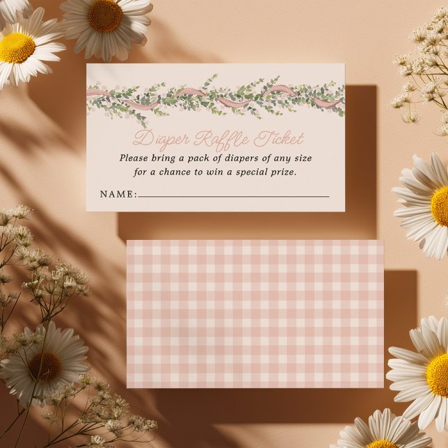 Silly Goose Baby Shower Diaper Raffle Enclosure Card (Creator Uploaded)