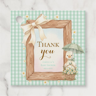 Silly Goose Baby Shower Favor Tag