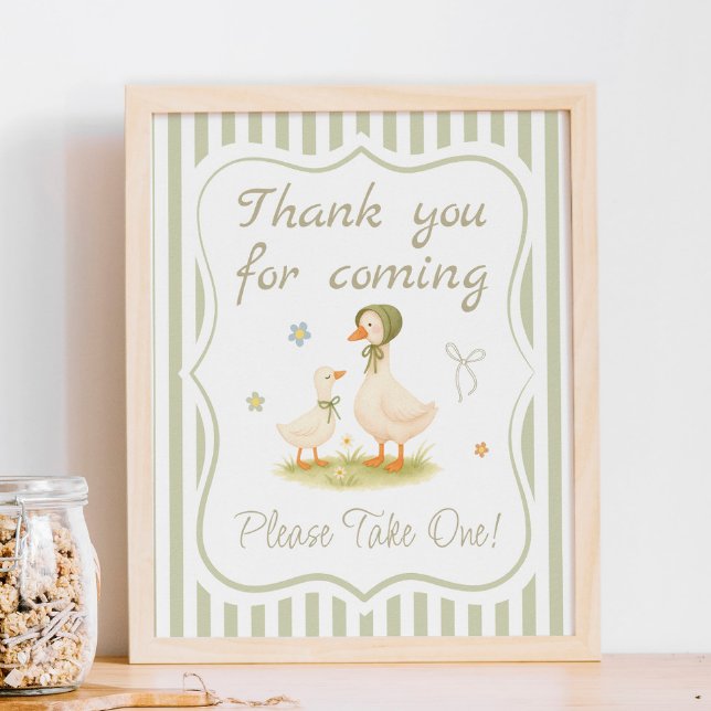 Silly Goose Baby Shower Favour  Poster (Creator Uploaded)
