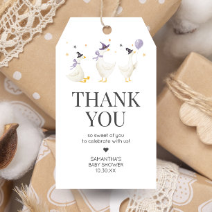 Silly Goose Baby Shower Favour Tags