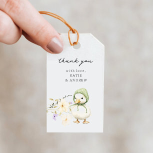 Silly Goose Baby Shower Gift Tags