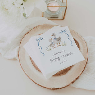 Silly Goose baby shower Napkin