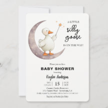 Silly Goose Baby shower pink girl