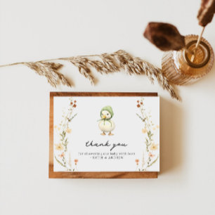 Silly Goose Baby Shower Thank You Card