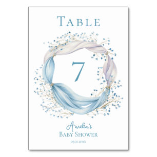 Silly Goose Blue Ribbon Table Card