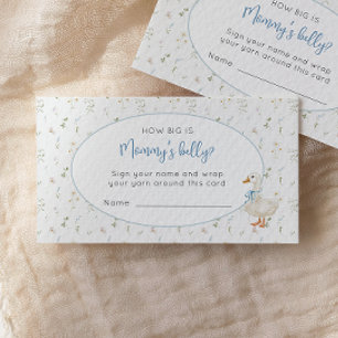 Silly Goose Boy Floral How big is Mommy’s belly Enclosure Card